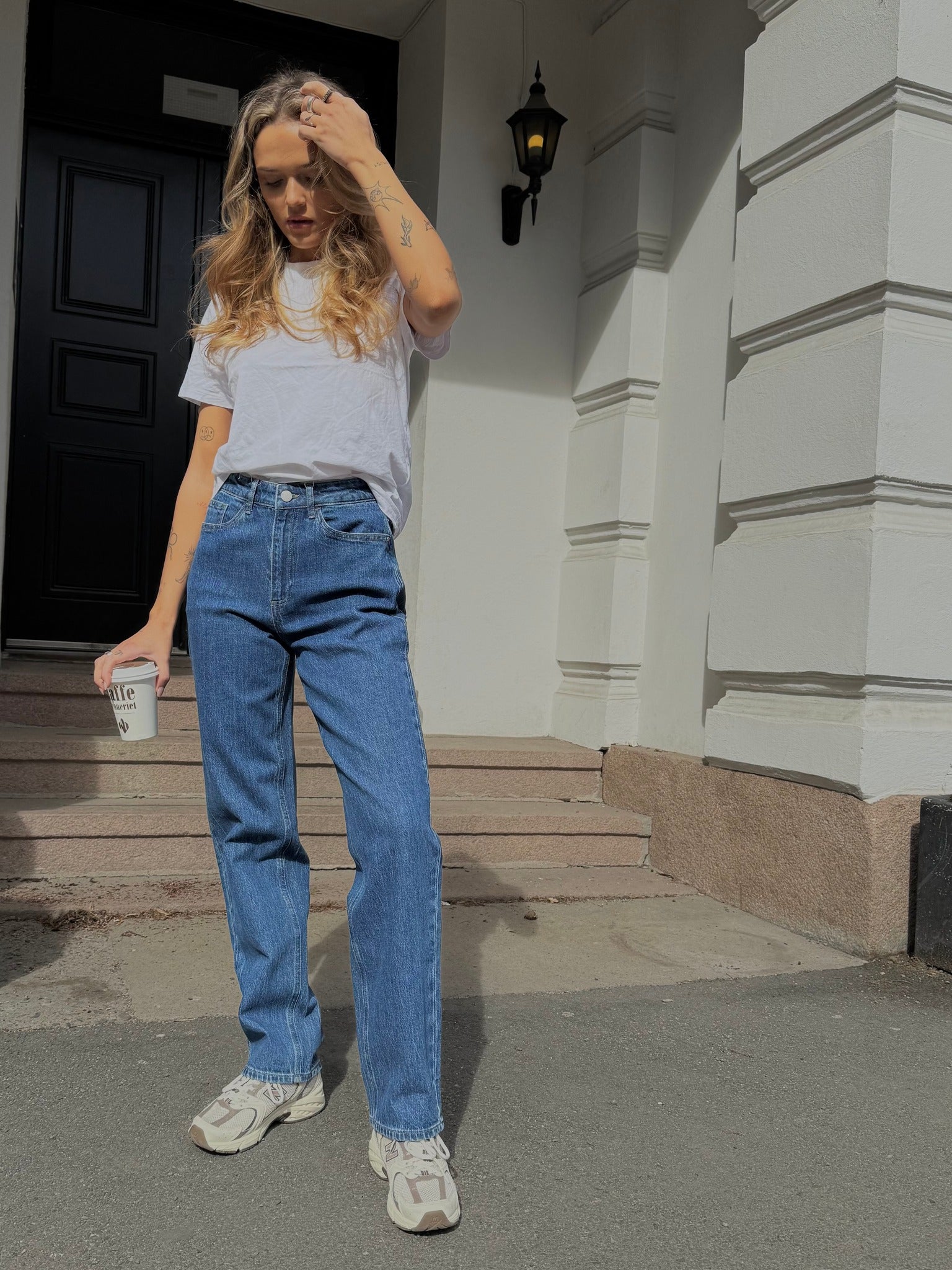 VIKELLY Jeans - Medium Blue Denim